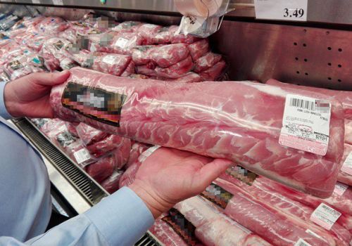 Thịt lợn nhập khẩu về Việt Nam chỉ hơn 50.000 đồng/kg